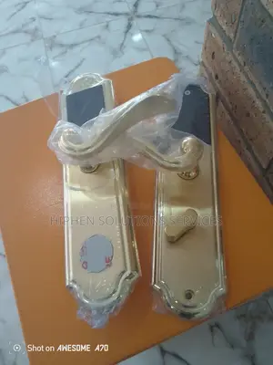 HS Golden Edge Zinc Alloy Hotel Card Lock