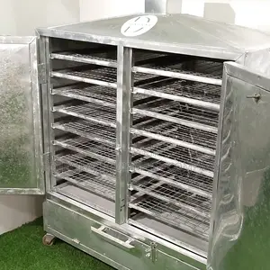 400pcs Fish Smoking Oven With Gas And Charcoal Options