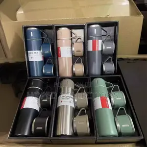 Steel Vacuum Flask Set
