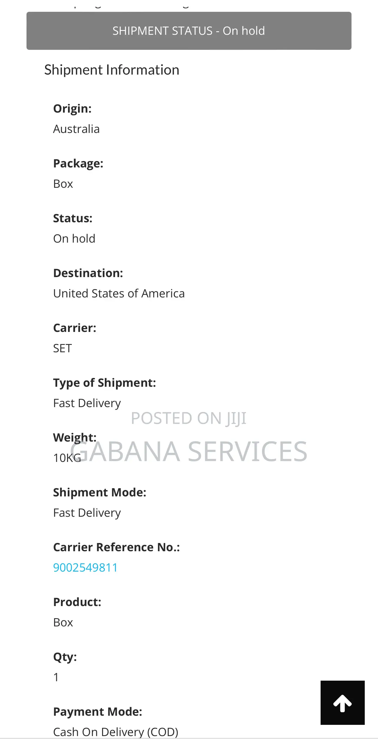Courier Website