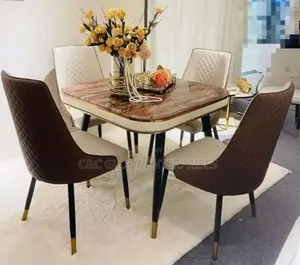 Marble Dininig Table With 4 Seats