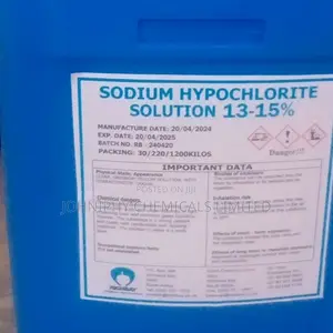 Sodium Hypochlorite (Naclo) 13-15%