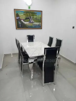 Marble Dining Table Set.