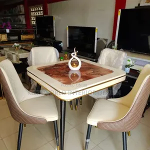 Marble Dining Table Set.