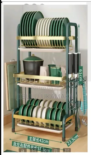 3 Tier Plate Rack Drainer