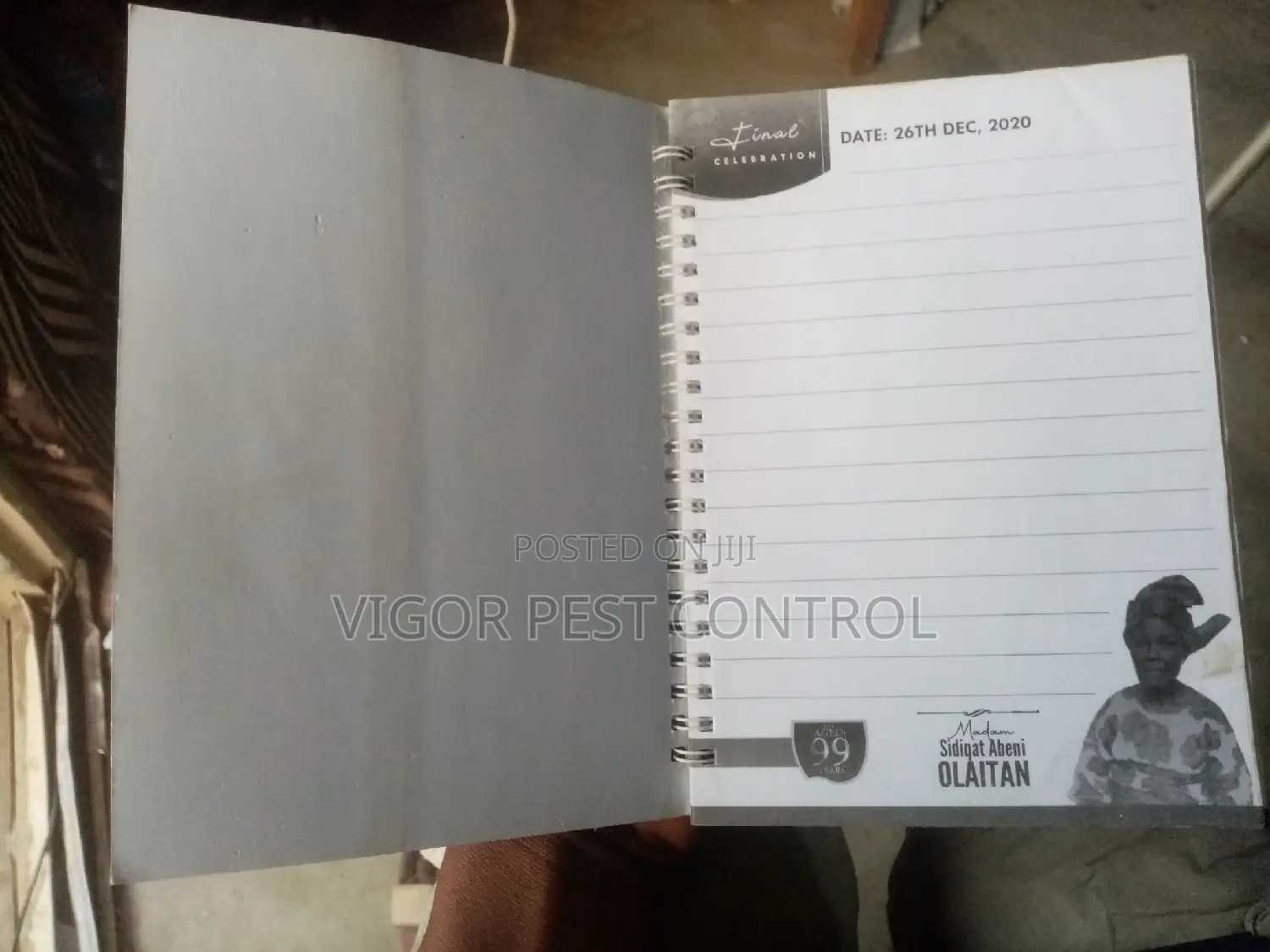 Jotter | Note Pad | Souvenir | Diary | Calendar | Program