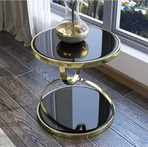Glass Side Stool