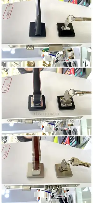 Original Lock Set and Handles From Europe