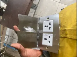 2way Metal Floor Socket