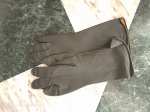Heavy-duty Long Rubber Gloves, Acid, Alkali & Oil Protection