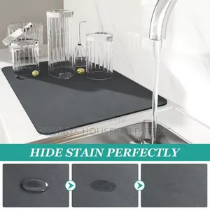 Water Absorbent Kitchen Utensils Drying Mat