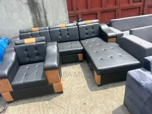 L Shaped Leather Made With Single