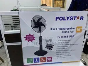 Best Selling Polystar 16 Inches Rechargeable Standing Fan