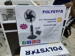 Introducing Polystar 16 Inches Rechargeable Standing Fan