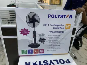 Super Cool Polystar Rechargeable Standing Fan 18 Inches