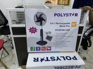 Reliable Polystar 16 Inches Rechargeable Standing Fan