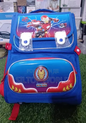 Iron Man Character School Bag