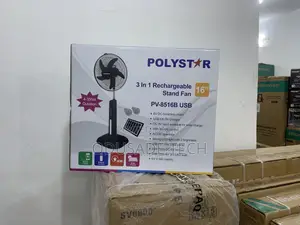 Nice Stable 16inches Polystar Rechargeable Standing Fan