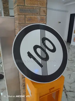 Speed Limit 100 Sign