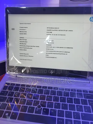 Laptop HP EliteBook 840 G5 8GB Intel Core I5 SSD 256GB