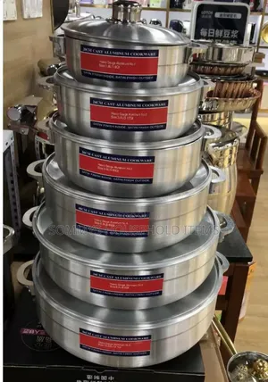 6set Aluminium Polish Cookware Pots