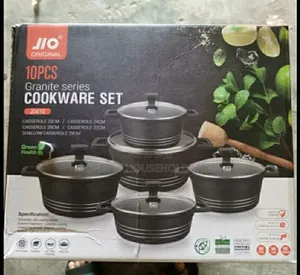 High Quality 10pcs Jio Cookware Pot Set