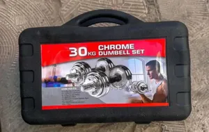 New Pair of Adjustable 30kg Weight Dumbbells (Fx 564)