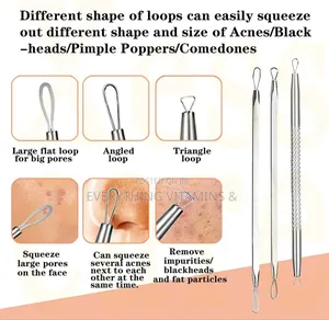 4pcs/Set Black Head Removal Toolkit