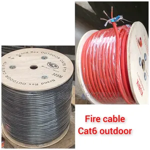 Cat6 Outdoor Cable Fire Cable Copper