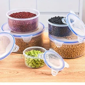 Plastic Fresh Keeping Food Storage Sealed Box Microwave