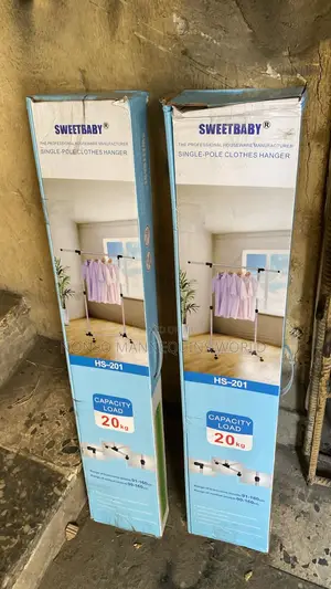 20kg Load Capacity Single Pole Cloth Rack