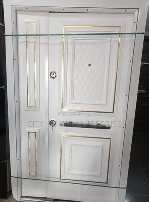White Turkey Luxury 1200 Mm by 2100mm Security Front Door