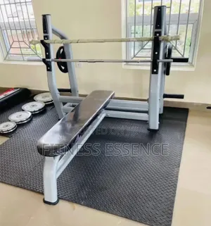 New Commercial Flat - Bench With 20kg Olympic Dumbbell{FH56}