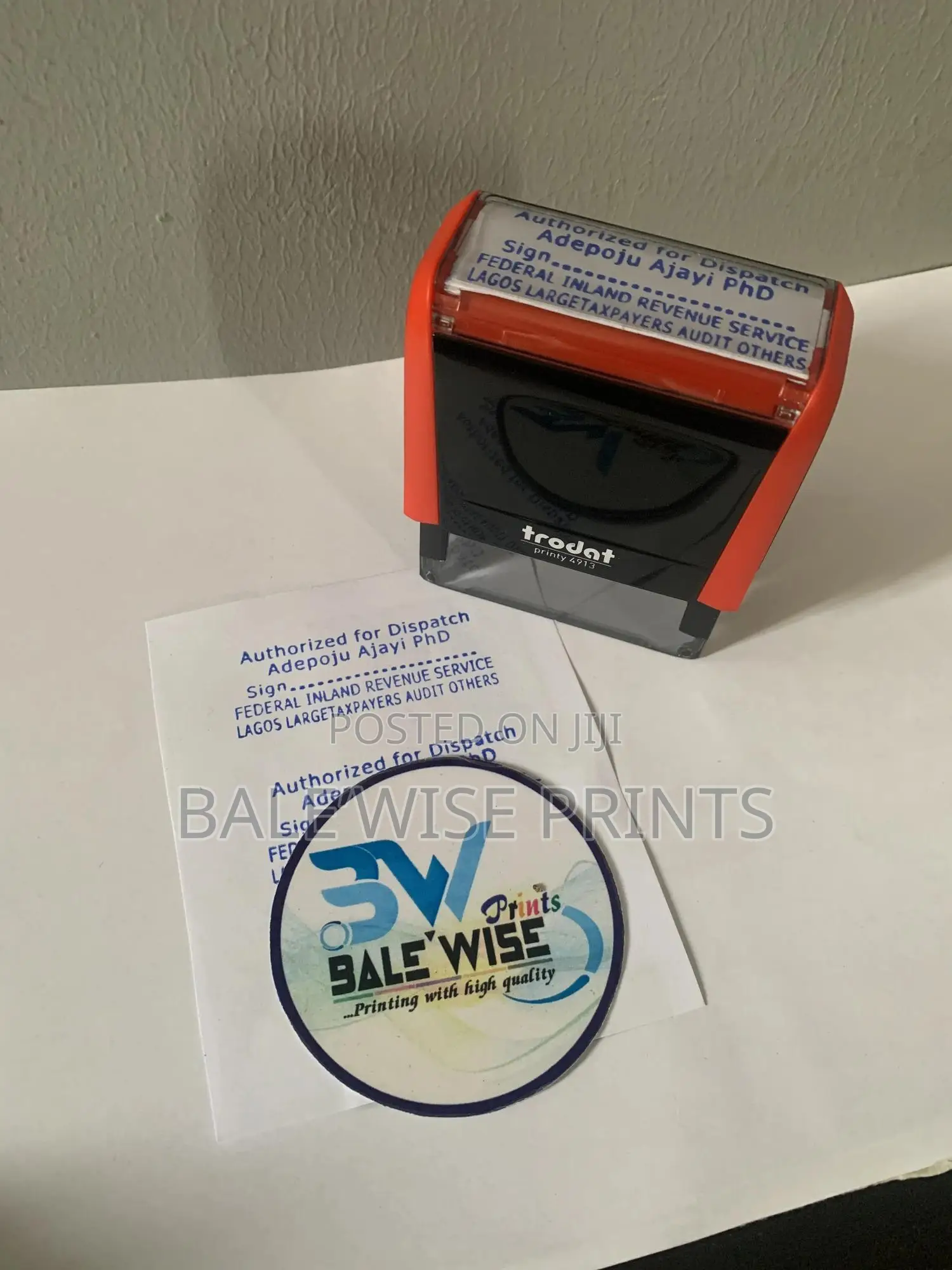 Self-inking Stamp