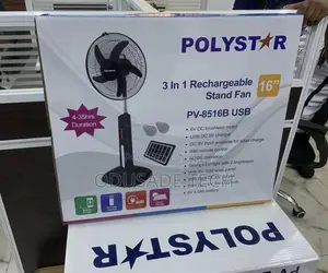 Amazing Polystar 16inches Rechargeable Standing Fan