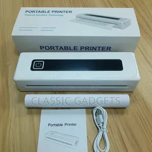 Portable 2in 3in 4in Self-Adhesive Paper Label A4 Printer