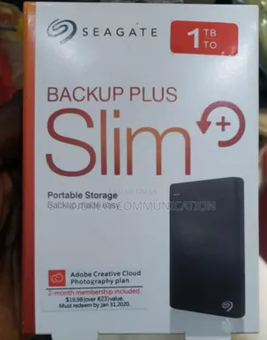 Seagate Backup Plus Slim 1tb Portable Storage Drive
