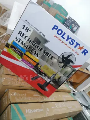 The Polystar 18' Rechargable Stand Fan [Pv-3018b]
