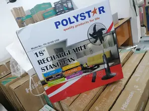 Introducing Polystar 18' Rechargable Stand Fan [Pv-3018b]