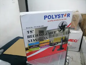 The Standard Polystar 18' Rechargable Stand Fan
