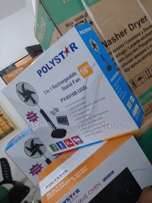 Bestselling Polystar 3 in 1 Rechargeable Fan 16 Inches