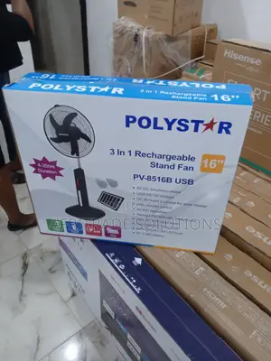 Durable 16 Inches Rechargeable Polystar Fan