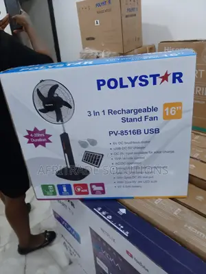 Premiom Quality16 Inches Rechargeable Polystar Fan