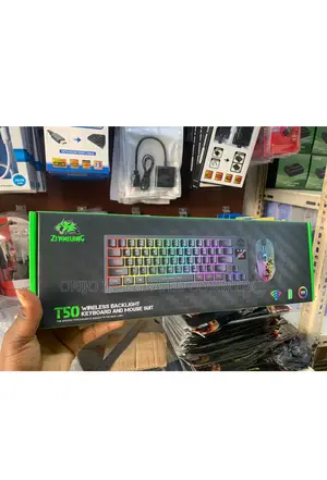 750 Rechargeable Wireless Backlight Keyboard and Mouse Suit