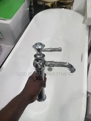 Chrome Diamond Head Mixer Tap