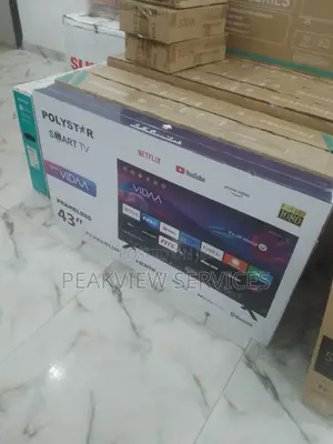 Freshly Produced Polystar PV-HK43FLSM SMART TV