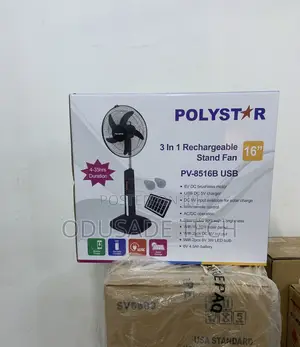 Top Selling 16" Polystar Rechargeable Standing Fan