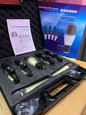 7-set Samson Dynamic Drum Mic