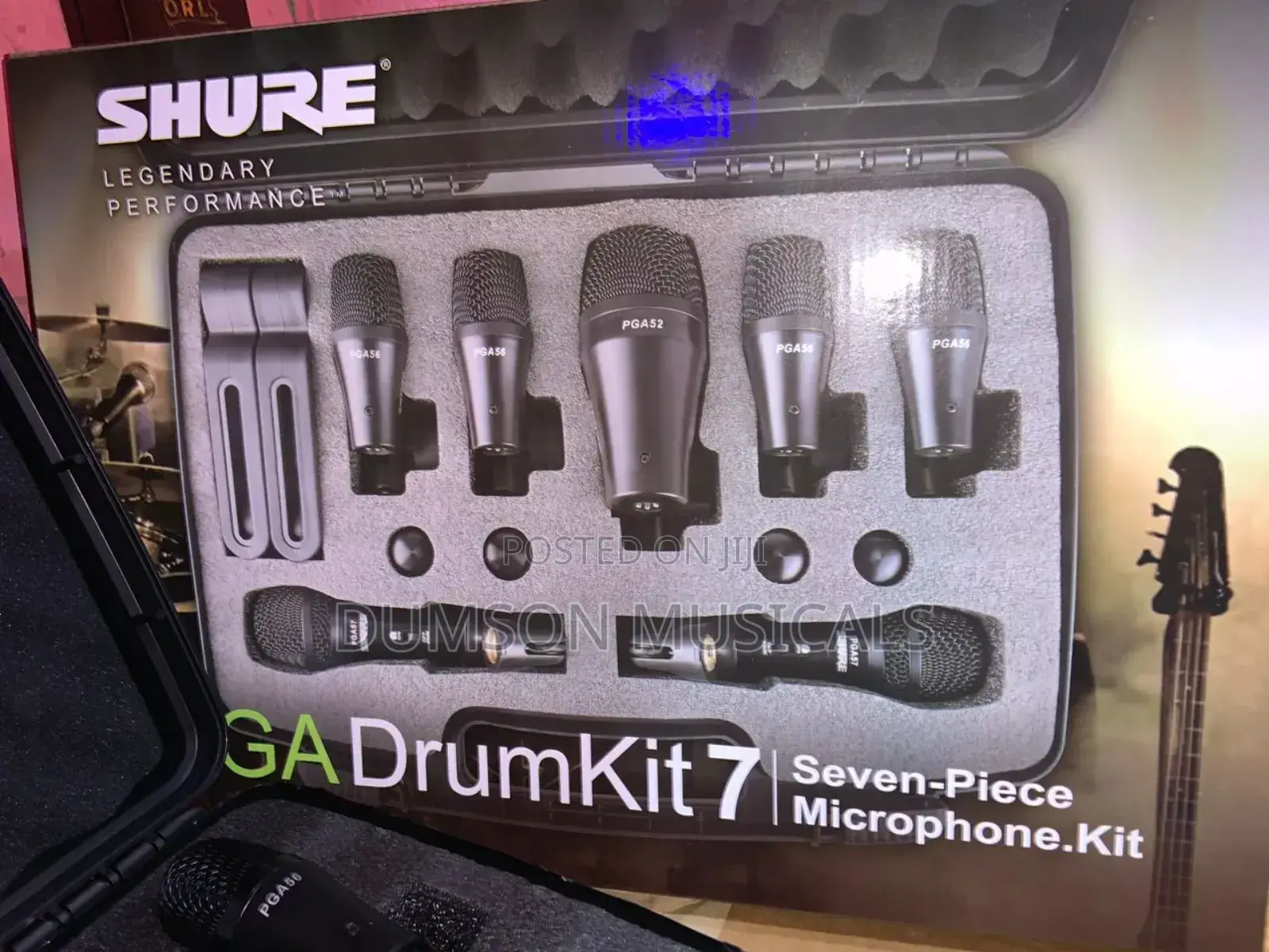7-Set Shure Dynamic Drum Mic