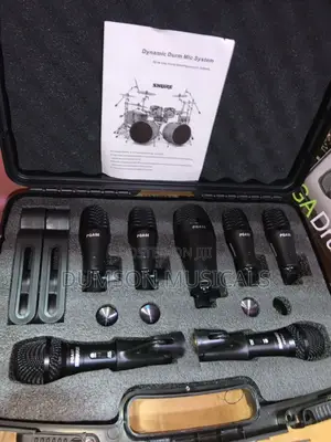 7-Set Shure Dynamic Drum Mic